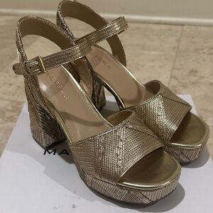 Marc Fisher gold platforms